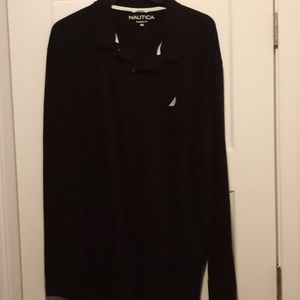 nautica long sleeve polo